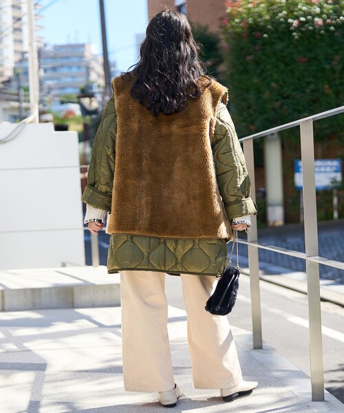 FREAK'S STORE(フリークスストア)の「ファーベスト(ベスト・レディース・ブラウン・フリ-)」の16枚目の写真