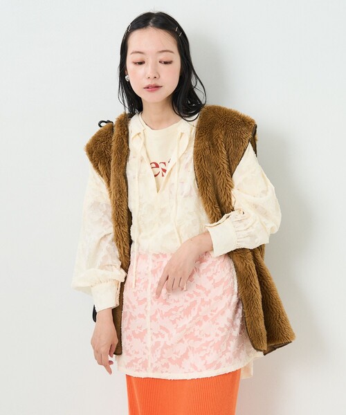 FREAK'S STORE(フリークスストア)の「ファーベスト(ベスト・レディース・ブラウン・フリ-)」の18枚目の写真