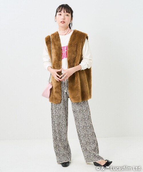 FREAK'S STORE(フリークスストア)の「ファーベスト(ベスト・レディース・ブラウン・フリ-)」の10枚目の写真