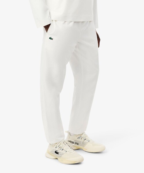LACOSTE（ラコステ）の「【EC限定】ダイヤリップストップトラックパンツ（タオル・メンズ・ホワイト/ブラック/ネイビー・2/3/4/5）」の2枚目の写真
