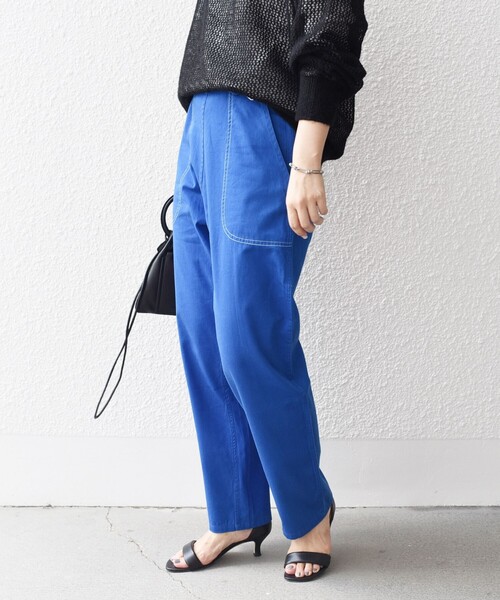 SHIPS(シップス)の「*【SHIPS別注】StanRay:テーパードランチパンツ(セットアップ対応)◇(その他パンツ・レディース・ブラック/サンドベージュ/ブルー/ライトピンク/ピンク・SMALL/MEDIUM/LARGE)」の10枚目の写真