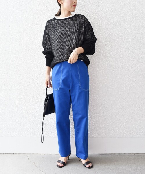 SHIPS(シップス)の「*【SHIPS別注】StanRay:テーパードランチパンツ(セットアップ対応)◇(その他パンツ・レディース・ブラック/サンドベージュ/ブルー/ライトピンク/ピンク・SMALL/MEDIUM/LARGE)」の13枚目の写真