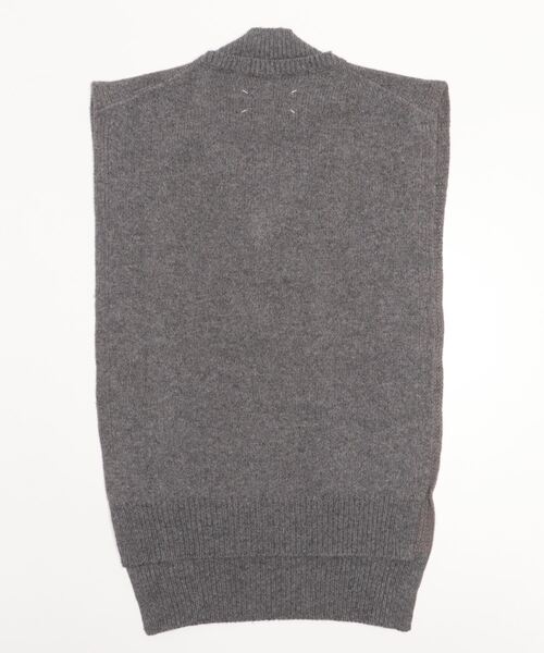Maison Margiela（メゾンマルジェラ）の「Maison Margiela VEST（ベスト・レディース・ネイビー/ベージュ/グレー・SMALL）」の4枚目の写真