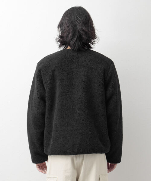 【WEB限定】【TAION/タイオン】ダウン×ボアリバーシブルクルーネックジャケットTAION-R104MB