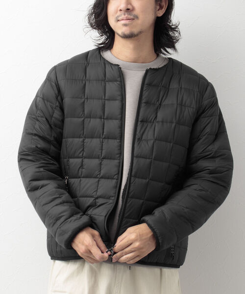 TAION（タイオン）の「【WEB限定】【TAION/タイオン】ダウン×ボア リバーシブル クルーネックジャケット TAION-R104MB（ダウンジャケット/コート・メンズ・ブラック/ダークネイビー/ネイビー/ベージュ・M/L/XL/XXL）」の21枚目の写真