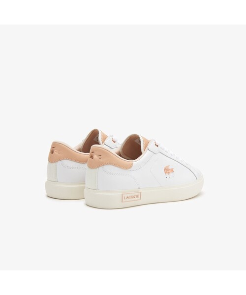 LACOSTE（ラコステ）の「ウィメンズPOWERCOURT 222 5 SFA（スニーカー・レディース・ホワイト・24.5cm/23.0cm/22.5cm/24.0cm/23.5cm）」の3枚目の写真