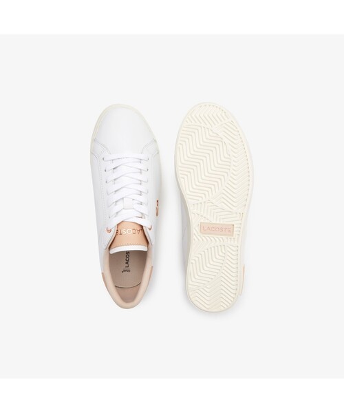 LACOSTE（ラコステ）の「ウィメンズPOWERCOURT 222 5 SFA（スニーカー・レディース・ホワイト・24.5cm/23.0cm/22.5cm/24.0cm/23.5cm）」の4枚目の写真