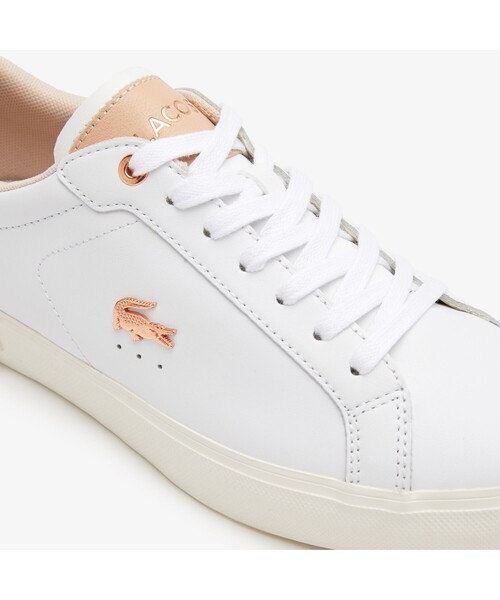 LACOSTE（ラコステ）の「ウィメンズPOWERCOURT 222 5 SFA（スニーカー・レディース・ホワイト・24.5cm/23.0cm/22.5cm/24.0cm/23.5cm）」の6枚目の写真