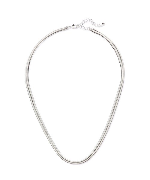 N.（N. Natural Beauty Basic）（エヌエヌナチュラルビューティーベーシック）の「２連チェーンネックレス（ネックレス・レディース・シルバー/ゴールド・FREE）」の3枚目の写真