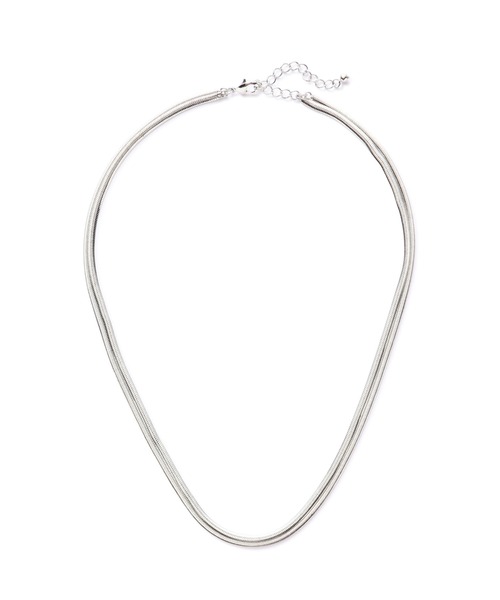 N.（N. Natural Beauty Basic）（エヌエヌナチュラルビューティーベーシック）の「２連チェーンネックレス（ネックレス・レディース・シルバー/ゴールド・FREE）」の2枚目の写真