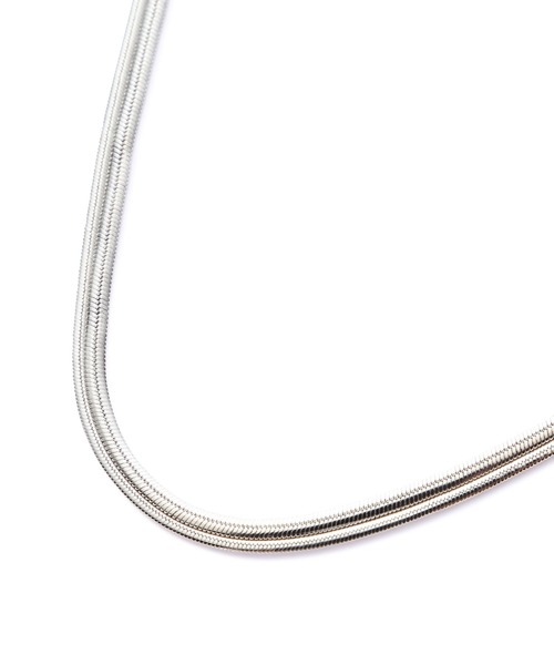 N.（N. Natural Beauty Basic）（エヌエヌナチュラルビューティーベーシック）の「２連チェーンネックレス（ネックレス・レディース・シルバー/ゴールド・FREE）」の5枚目の写真