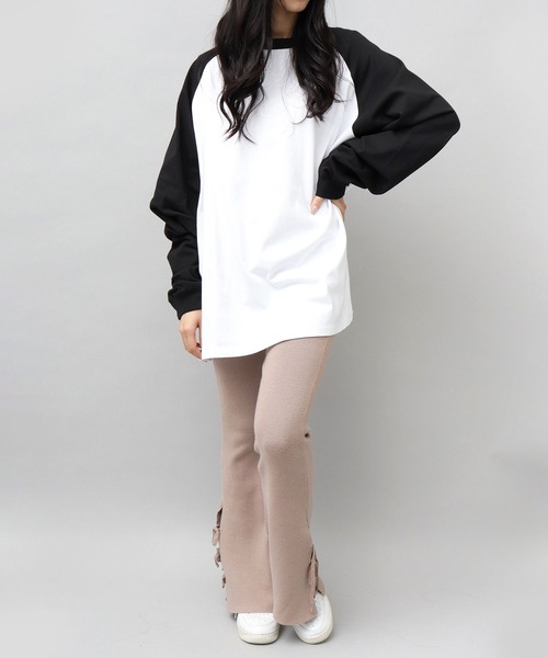 Goodwear(グッドウェア)の「Goodwear / グッドウェア / USAコットン 配色 ラグラン袖 スーパービッグ ロングスリーブ Tシャツ / ラグランスリーブ / ロンT / 長袖 / スーパービッグシルエット(Tシャツ/カットソー・メンズ・ブラック/ブラウン/カーキ・M/L)」の19枚目の写真