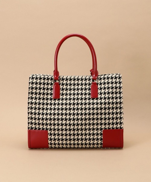 Samantha Thavasa（サマンサタバサ）の「サマンサ ピエドプル トートバッグ 大サイズ（トートバッグ・レディース・ワインレッド/プラム/ダークブラウン・FREE）」の5枚目の写真