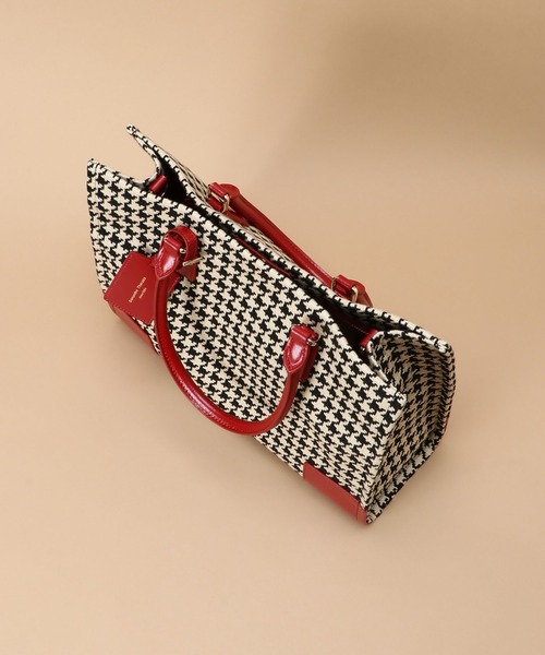 Samantha Thavasa（サマンサタバサ）の「サマンサ ピエドプル トートバッグ 大サイズ（トートバッグ・レディース・ワインレッド/プラム/ダークブラウン・FREE）」の10枚目の写真