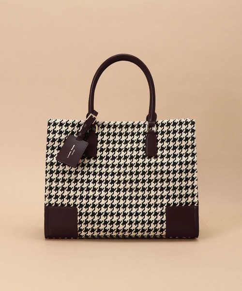 Samantha Thavasa（サマンサタバサ）の「サマンサ ピエドプル トートバッグ 大サイズ（トートバッグ・レディース・ワインレッド/プラム/ダークブラウン・FREE）」の12枚目の写真