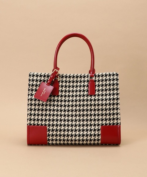 Samantha Thavasa（サマンサタバサ）の「サマンサ ピエドプル トートバッグ 大サイズ（トートバッグ・レディース・ワインレッド/プラム/ダークブラウン・FREE）」の4枚目の写真