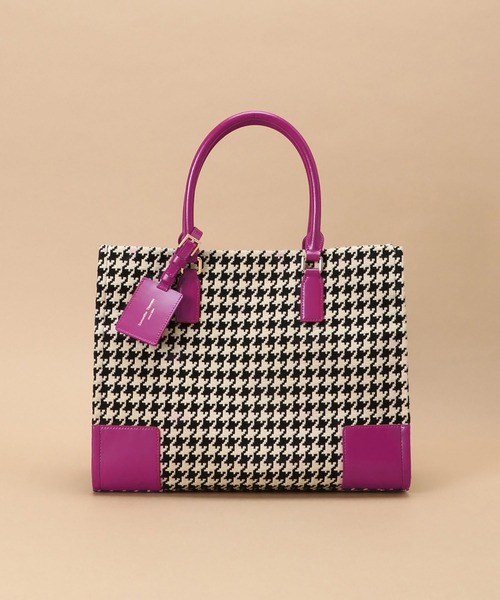 Samantha Thavasa（サマンサタバサ）の「サマンサ ピエドプル トートバッグ 大サイズ（トートバッグ・レディース・ワインレッド/プラム/ダークブラウン・FREE）」の13枚目の写真