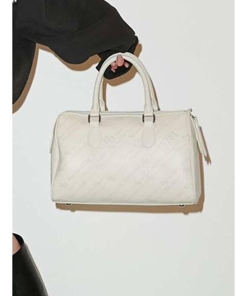 GYDA（ジェイダ）の「GYDA MONOGRAM PATTERN ボストンバッグ（ボストンバッグ・レディース・ブラック/アイボリー・FREE）」の2枚目の写真