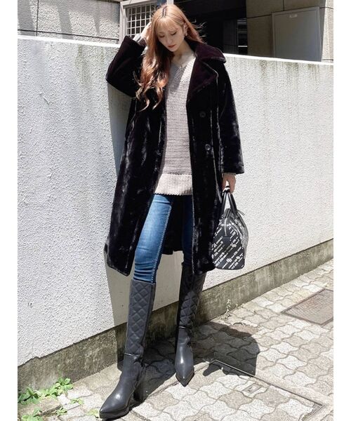 GYDA（ジェイダ）の「GYDA MONOGRAM PATTERN ボストンバッグ（ボストンバッグ・レディース・ブラック/アイボリー・FREE）」の3枚目の写真