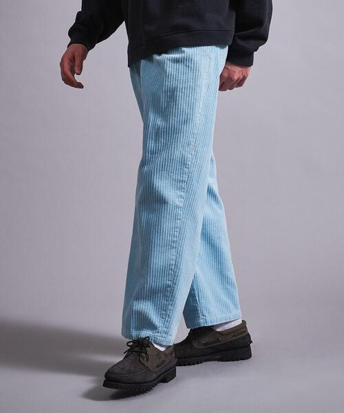 MONKEY TIME（モンキータイム）の「＜monkey time＞ CORDUROY 1P WIDE PANTS/パンツ（その他パンツ・メンズ・ブラック/ターコイズブルー・S/M/L）」の4枚目の写真