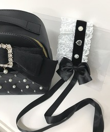ROJITA | ビジュパール付きサイドリボンヘッドドレス(その他ヘアアクセサリー)
