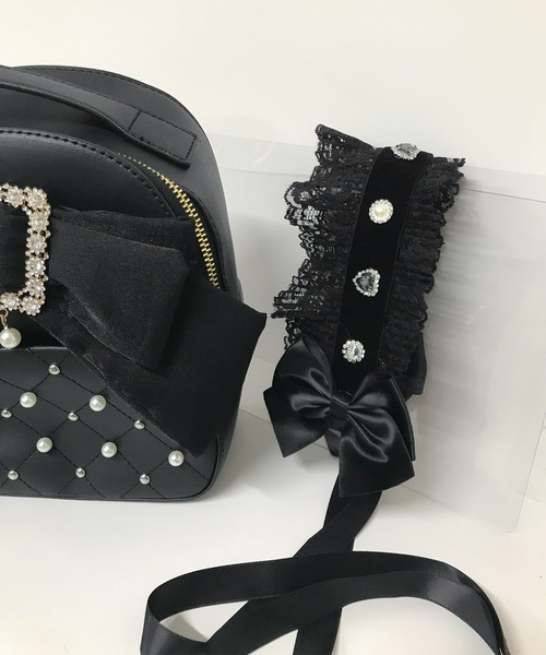 ROJITA(ロジータ)の「ビジュパール付きサイドリボンヘッドドレス(その他ヘアアクセサリー・レディース・ホワイト/ブラック・FREE)」の10枚目の写真