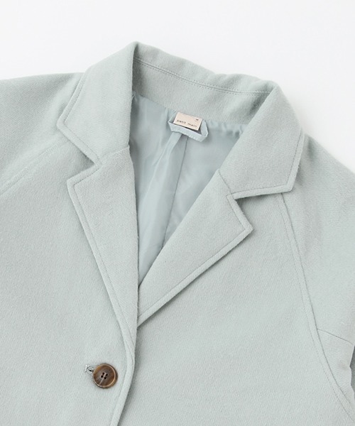 petit main(プティマイン)の「【リンク】チェスターコート(チェスターコート・キッズ・ライトブルー/マルチ・S/M)」の6枚目の写真