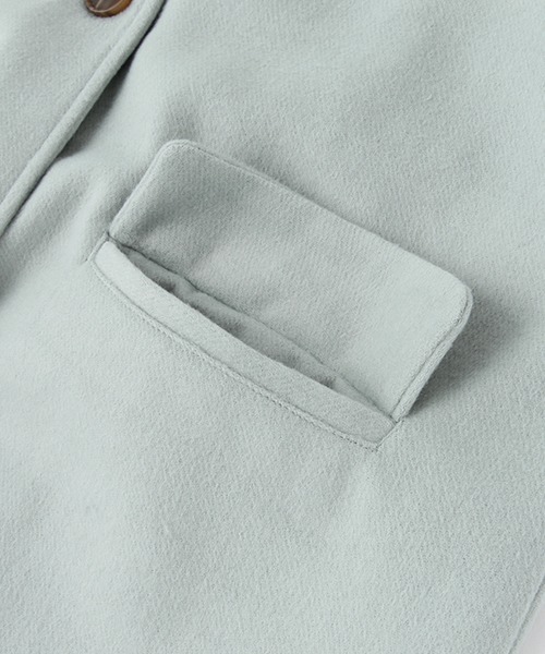 petit main(プティマイン)の「【リンク】チェスターコート(チェスターコート・キッズ・ライトブルー/マルチ・S/M)」の8枚目の写真