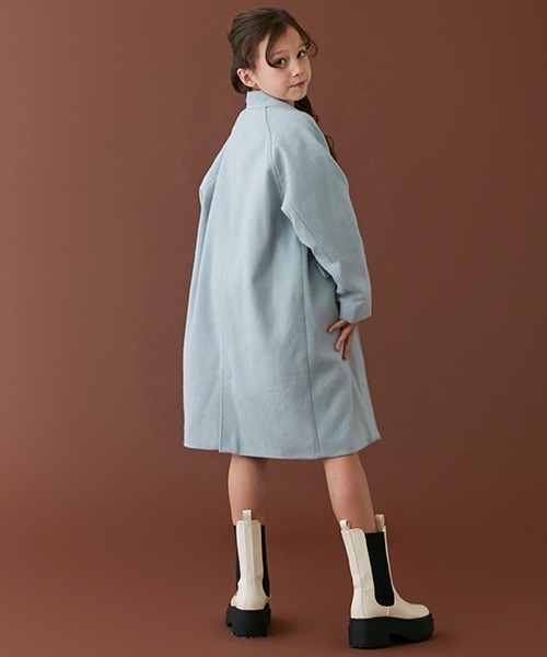 petit main(プティマイン)の「【リンク】チェスターコート(チェスターコート・キッズ・ライトブルー/マルチ・S/M)」の14枚目の写真