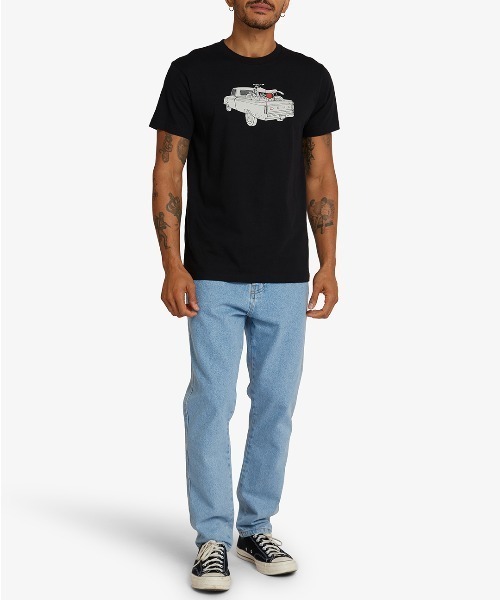 DEUS EX MACHINA(デウスエクスマキナ)の「CARBY PICKUP TEE(Tシャツ/カットソー・メンズ・ホワイト/ブラック・S/M/L)」の5枚目の写真