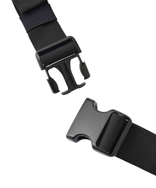 MILKFED.（ミルクフェド）の「TOP LOGO FANNY PACK LIMITED PURPLE（ボディバッグ/ウエストポーチ・レディース・ブラック・ONE SIZE）」の2枚目の写真