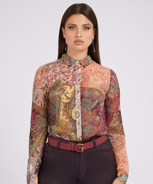 Guess | Eco Clouis Sheer Printed Blouse(シャツ/ブラウス)