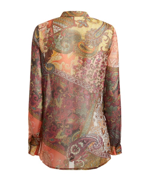 Guess（ゲス）の「Eco Clouis Sheer Printed Blouse（シャツ/ブラウス・レディース・その他・X-SMALL/MEDIUM/SMALL/LARGE）」の3枚目の写真