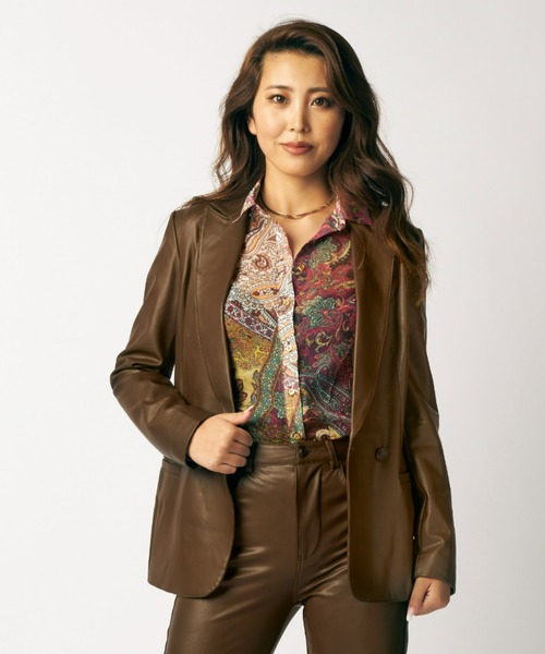 Guess（ゲス）の「Eco Clouis Sheer Printed Blouse（シャツ/ブラウス・レディース・その他・X-SMALL/MEDIUM/SMALL/LARGE）」の6枚目の写真