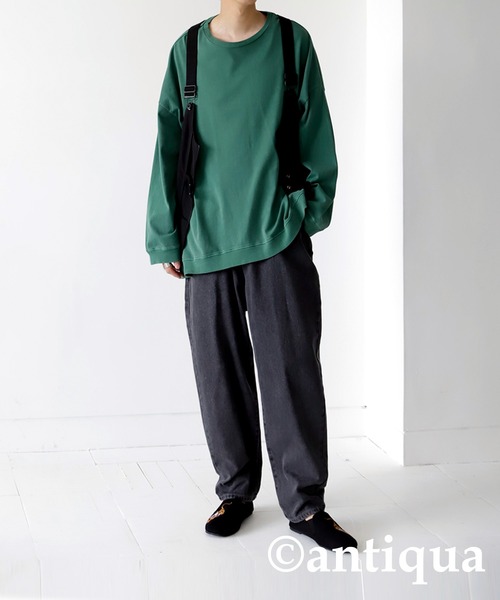 antiqua(アンティカ)の「トラ刺繍スリッポン(スニーカー・メンズ・ブラック・3L/L/S/M/LL)」の4枚目の写真