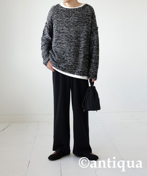 antiqua(アンティカ)の「トラ刺繍スリッポン(スニーカー・メンズ・ブラック・3L/L/S/M/LL)」の6枚目の写真