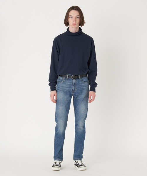 Levi's(リーバイス)の「Levi's/リーバイス PERFORMANCE WARM 502(TM) テーパー Z1243 MEDIUM INDIGO WORN IN(デニムパンツ・メンズ・インディゴブルー・W33 L32/W34 L32/W36 L32/W28 L32/W31 L32/W29 L32/W30 L32/W32 L32)」の4枚目の写真