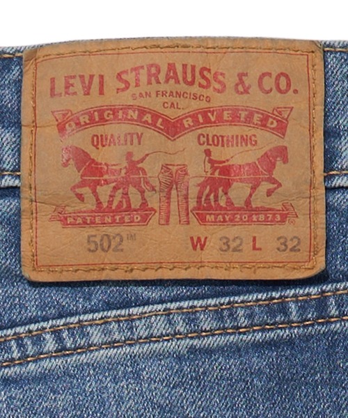 Levi's(リーバイス)の「Levi's/リーバイス PERFORMANCE WARM 502(TM) テーパー Z1243 MEDIUM INDIGO WORN IN(デニムパンツ・メンズ・インディゴブルー・W33 L32/W34 L32/W36 L32/W28 L32/W31 L32/W29 L32/W30 L32/W32 L32)」の9枚目の写真