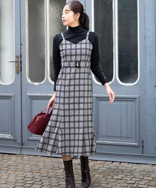 MISCH MASCH(ミッシュマッシュ)の「モールチェックワンピース(ワンピース・レディース・ブラック/ブルー系その他・MEDIUM)」の5枚目の写真