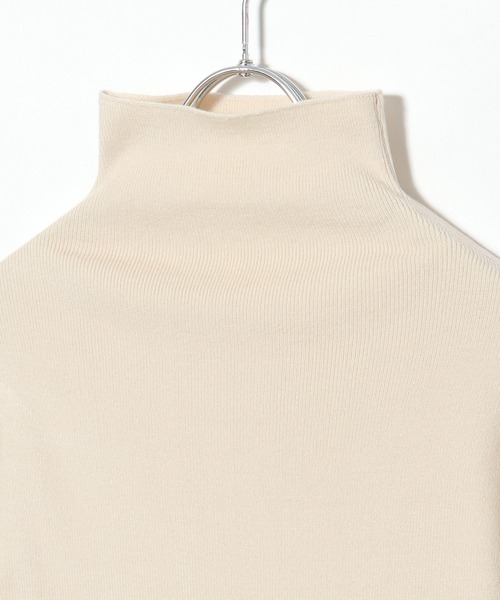 notch.（ノッチ）の「タートルネックロングスリーブニット（ニット/セーター・レディース・グリーン/ブラック/ブラウン/オフホワイト/パープル/オレンジ/ピンク・M）」の20枚目の写真