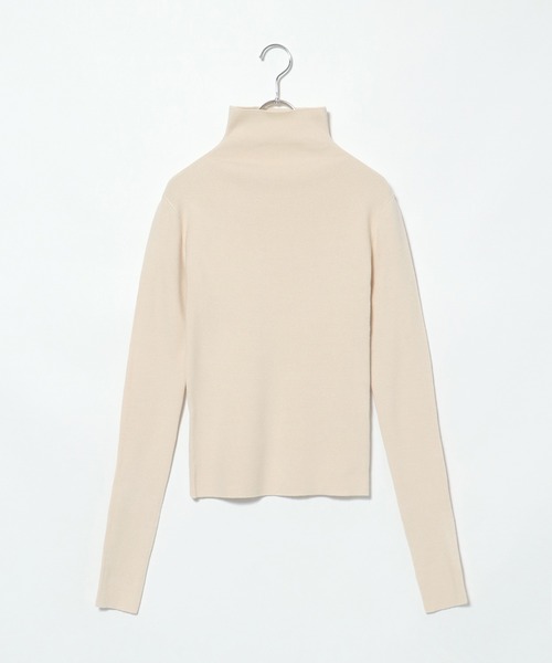 notch.（ノッチ）の「タートルネックロングスリーブニット（ニット/セーター・レディース・グリーン/ブラック/ブラウン/オフホワイト/パープル/オレンジ/ピンク・M）」の11枚目の写真