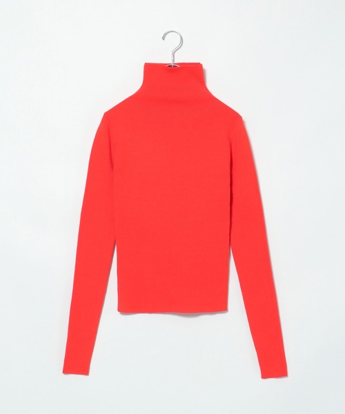 notch.（ノッチ）の「タートルネックロングスリーブニット（ニット/セーター・レディース・グリーン/ブラック/ブラウン/オフホワイト/パープル/オレンジ/ピンク・M）」の17枚目の写真