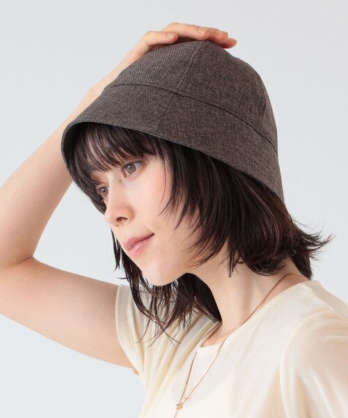 Ray BEAMS(レイビームス)の「Ray BEAMS / セーラー ハット(ハット・レディース・ブラウン/オレンジ・ONE SIZE)」の2枚目の写真