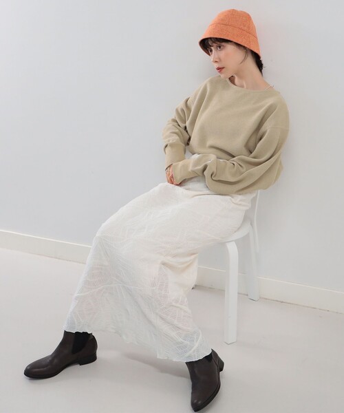 Ray BEAMS(レイビームス)の「Ray BEAMS / セーラー ハット(ハット・レディース・ブラウン/オレンジ・ONE SIZE)」の11枚目の写真
