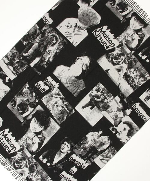 Maison Kitsune（メゾンキツネ）の「OLY PHOTOGRAPH BLANKET（その他・メンズ・ブラック・U）」の3枚目の写真
