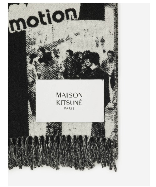 Maison Kitsune（メゾンキツネ）の「OLY PHOTOGRAPH BLANKET（その他・メンズ・ブラック・U）」の5枚目の写真
