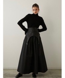 LA PEAU DE GEM | 【LA PEAU DE GEM】4wayサッシュベルト付きボリュームスカート(スカート)