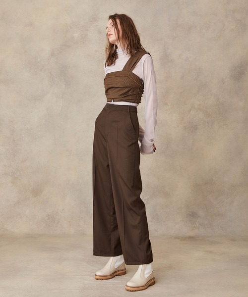 PUBLIC TOKYO（パブリックトウキョウ）の「パンツ（その他パンツ・レディース・ブラウン・2）」の11枚目の写真