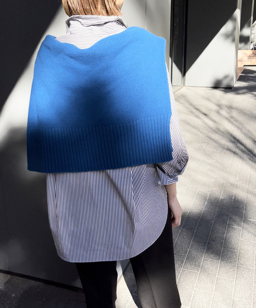 Spick & Span（スピックアンドスパン）の「スタンダードコットンシャツ（シャツ/ブラウス・レディース・ホワイト/サックスブルー/マルチ・FREE）」の9枚目の写真