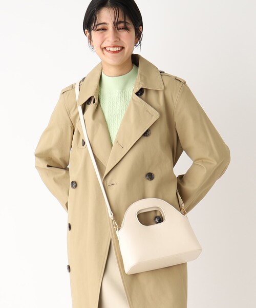 OPAQUE.CLIP（オペークドットクリップ）の「◆ホールハンドルミニバッグ【2WAY】（ショルダーバッグ・レディース・ブラック/オフホワイト/ピンク系・00）」の8枚目の写真